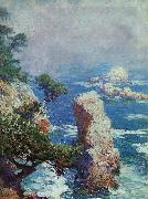 Guy Rose Mist Over Point Lobos oil